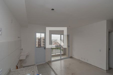 Sala/Cozinha e Area de Serviço  de apartamento para alugar com 2 quartos, 50m² em Jardim Campos Verdes, Hortolândia