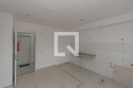 Sala/Cozinha e Area de Serviço  de apartamento para alugar com 2 quartos, 50m² em Jardim Campos Verdes, Hortolândia