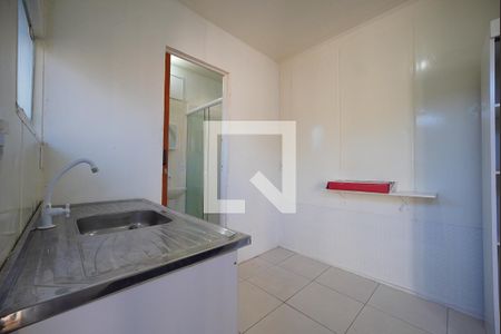 Sala/Cozinha de kitnet/studio para alugar com 1 quarto, 15m² em Balneario, Florianópolis