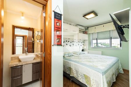 Quarto de apartamento à venda com 3 quartos, 72m² em Jardim Carvalho, Porto Alegre