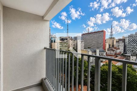Varanda de kitnet/studio à venda com 1 quarto, 22m² em Bela Vista, São Paulo
