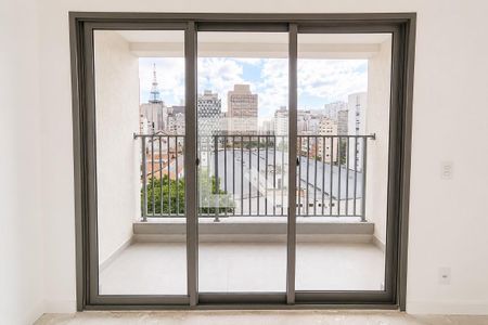 Varanda de kitnet/studio à venda com 1 quarto, 22m² em Bela Vista, São Paulo