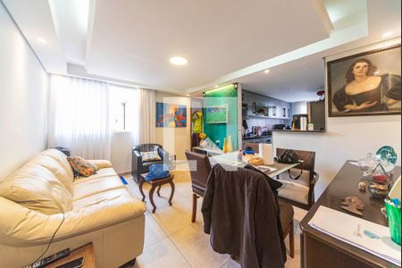 Sala de apartamento à venda com 2 quartos, 55m² em Jardim Alvorada, Santo André
