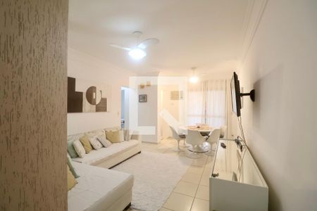 Sala de apartamento para alugar com 2 quartos, 85m² em Jardim Las Palmas, Guarujá