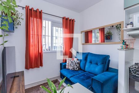 Sala, cozinha e área de serviço de apartamento para alugar com 2 quartos, 34m² em Jardim Iris, São Paulo