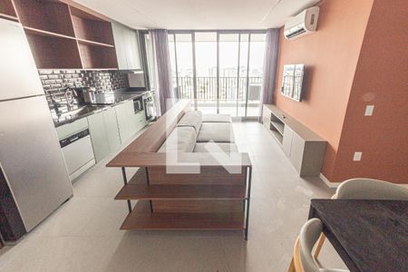 Sala de apartamento para alugar com 2 quartos, 109m² em Jardim Analia Franco, São Paulo