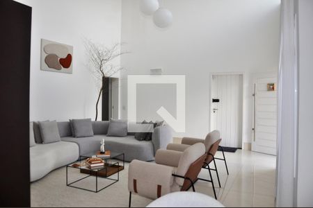 Casa Mobiliada - Detalhe - Sala de casa para alugar com 3 quartos, 420m² em City América, São Paulo