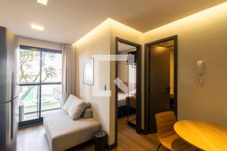 Sala/Cozinha de apartamento para alugar com 1 quarto, 24m² em Água Verde, Curitiba
