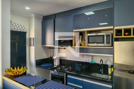 Cozinha  de apartamento para alugar com 1 quarto, 44m² em Cidade Ocian, Praia Grande