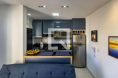 Cozinha  de apartamento para alugar com 1 quarto, 44m² em Cidade Ocian, Praia Grande