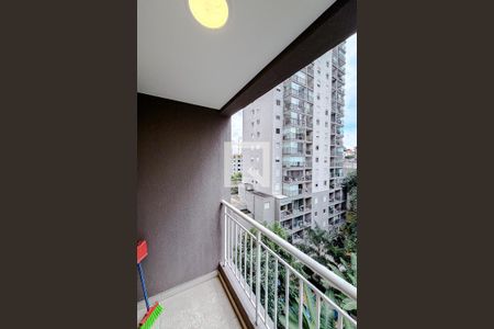 Varanda da Sala de kitnet/studio à venda com 1 quarto, 26m² em Vila Mariana, São Paulo