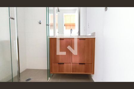 Banheiro de kitnet/studio à venda com 1 quarto, 23m² em Vila Mariana, São Paulo