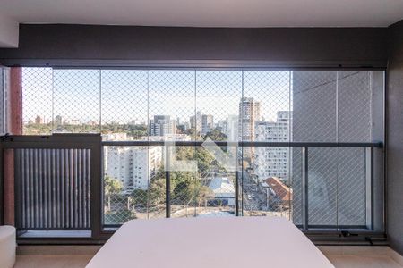 Varanda de apartamento à venda com 1 quarto, 43m² em Santo Amaro, São Paulo