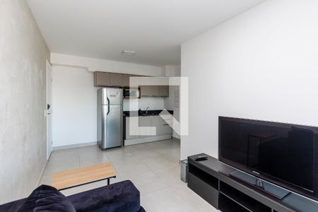 Sala de apartamento à venda com 1 quarto, 43m² em Santo Amaro, São Paulo