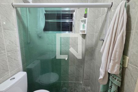 Banheiro de apartamento para alugar com 1 quarto, 42m² em Canto do Forte, Praia Grande