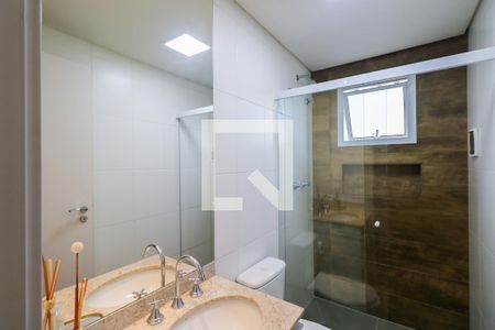 Banheiro da Suíte de apartamento à venda com 2 quartos, 62m² em Fundação, São Caetano do Sul