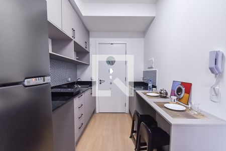 Cozinha de kitnet/studio à venda com 1 quarto, 26m² em Chácara Inglesa, São Paulo