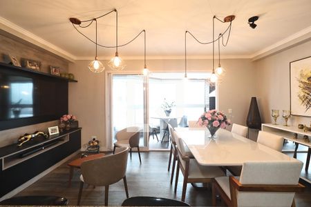 Sala de apartamento para alugar com 3 quartos, 95m² em Vila Assunção, Santo André