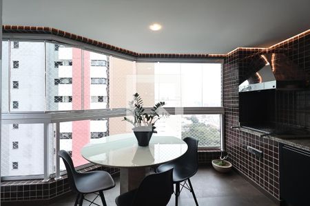 Varanda gourmet  de apartamento para alugar com 3 quartos, 95m² em Vila Assunção, Santo André