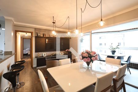 Sala de apartamento para alugar com 3 quartos, 95m² em Vila Assunção, Santo André