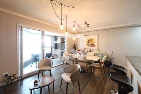 Sala de apartamento para alugar com 3 quartos, 95m² em Vila Assunção, Santo André