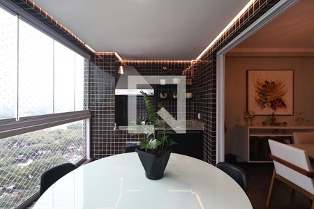 Varanda gourmet  de apartamento para alugar com 3 quartos, 95m² em Vila Assunção, Santo André