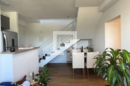 Sala de apartamento para alugar com 3 quartos, 122m² em Morro Nova Cintra, Santos