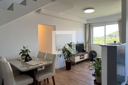 Sala de apartamento para alugar com 3 quartos, 122m² em Morro Nova Cintra, Santos