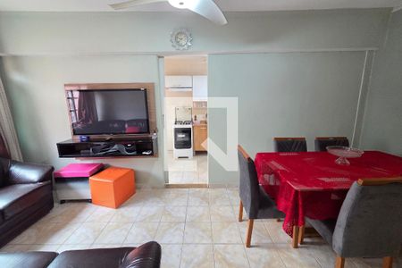 Sala de apartamento para alugar com 1 quarto, 63m² em Cidade Ocian, Praia Grande