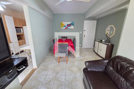 Sala de apartamento para alugar com 1 quarto, 63m² em Cidade Ocian, Praia Grande