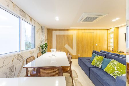 Sala de apartamento à venda com 3 quartos, 85m² em Moema, São Paulo