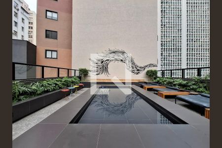Área comum- Piscina  de apartamento à venda com 1 quarto, 29m² em Centro, Rio de Janeiro