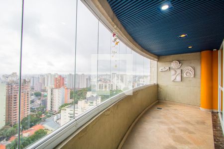 Varanda da sala de apartamento para alugar com 4 quartos, 296m² em Jardim, Santo André