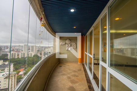 Varanda da sala de apartamento para alugar com 4 quartos, 296m² em Jardim, Santo André