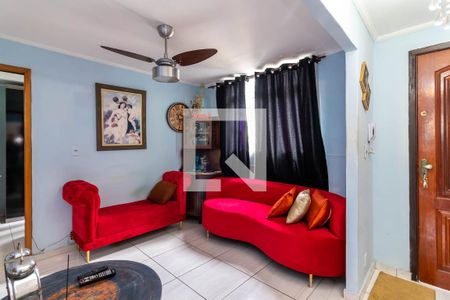 Sala de Estar e Jantar de apartamento à venda com 2 quartos, 49m² em Jardim Antartica, São Paulo