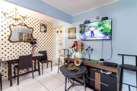 Sala de Estar e Jantar de apartamento à venda com 2 quartos, 49m² em Jardim Antartica, São Paulo