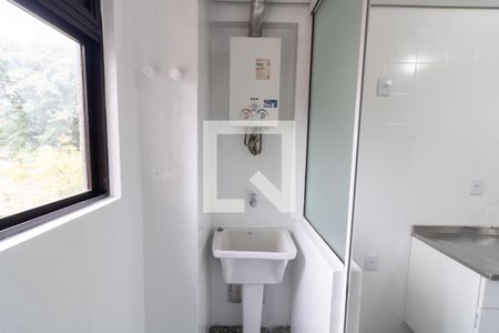 Cozinha e Área de Serviço de apartamento para alugar com 2 quartos, 60m² em Vila Joao Pessoa, Porto Alegre