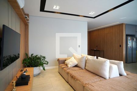 Sala de casa de condomínio para alugar com 4 quartos, 221m² em Bosque Fundo, Maricá