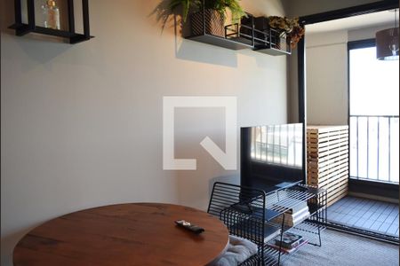 Sala/Cozinha Integrados de apartamento para alugar com 1 quarto, 29m² em Pinheiros, São Paulo