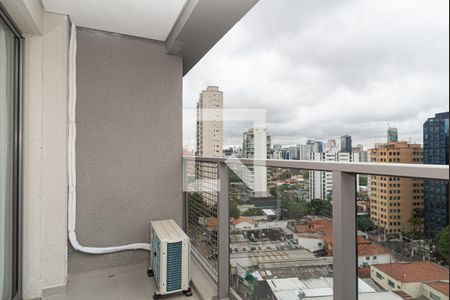 Varanda do Studio de kitnet/studio para alugar com 1 quarto, 25m² em Santo Amaro, São Paulo