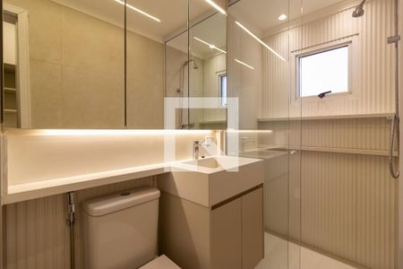 Banheiro de apartamento à venda com 1 quarto, 40m² em Jardim Paulista, São Paulo