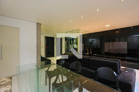 Sala de apartamento para alugar com 1 quarto, 79m² em Panamby, São Paulo