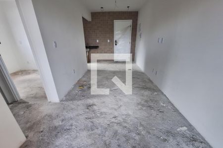 Sala  de apartamento à venda com 1 quarto, 44m² em Jardim, Santo André