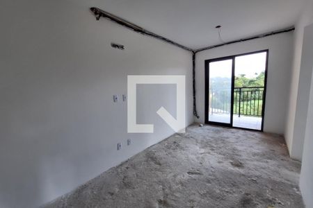 Sala  de apartamento à venda com 1 quarto, 44m² em Jardim, Santo André