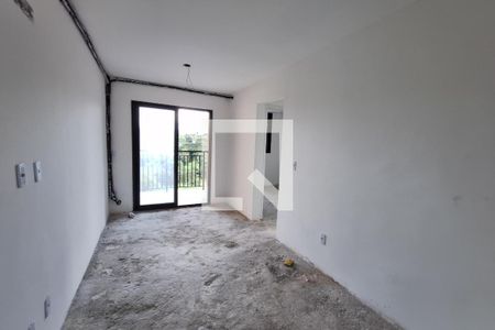 Sala  de apartamento à venda com 1 quarto, 44m² em Jardim, Santo André