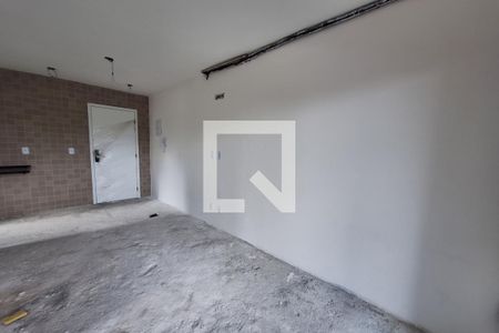 Sala  de apartamento à venda com 1 quarto, 44m² em Jardim, Santo André