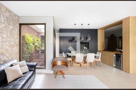 Sala de Jantar de casa de condomínio à venda com 4 quartos, 593m² em Brooklin Novo, São Paulo