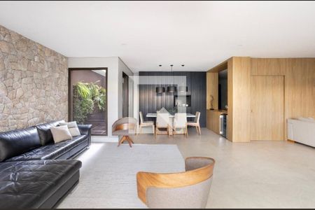 Sala de casa de condomínio à venda com 4 quartos, 593m² em Brooklin Novo, São Paulo
