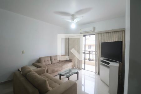 Sala de apartamento para alugar com 2 quartos, 90m² em Jardim Las Palmas, Guarujá