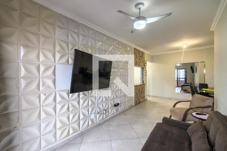Sala de apartamento para alugar com 2 quartos, 67m² em Guilhermina, Praia Grande